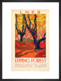 'Epping Forest', LNER poster, 1923-1947. art print medium black Art Print - Science Museum Shop