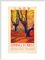 'Epping Forest', LNER poster, 1923-1947. art print extra large white Art Print - Science Museum Shop