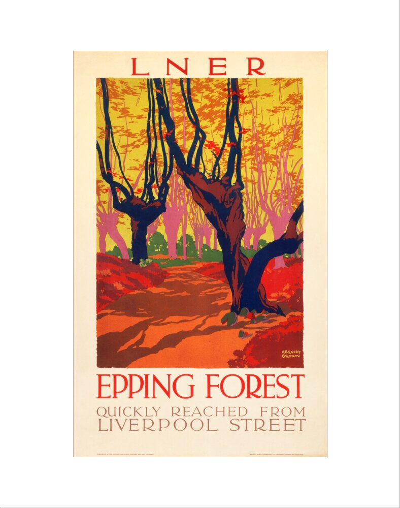 'Epping Forest', LNER poster, 1923-1947. art print extra small none Art Print - Science Museum Shop