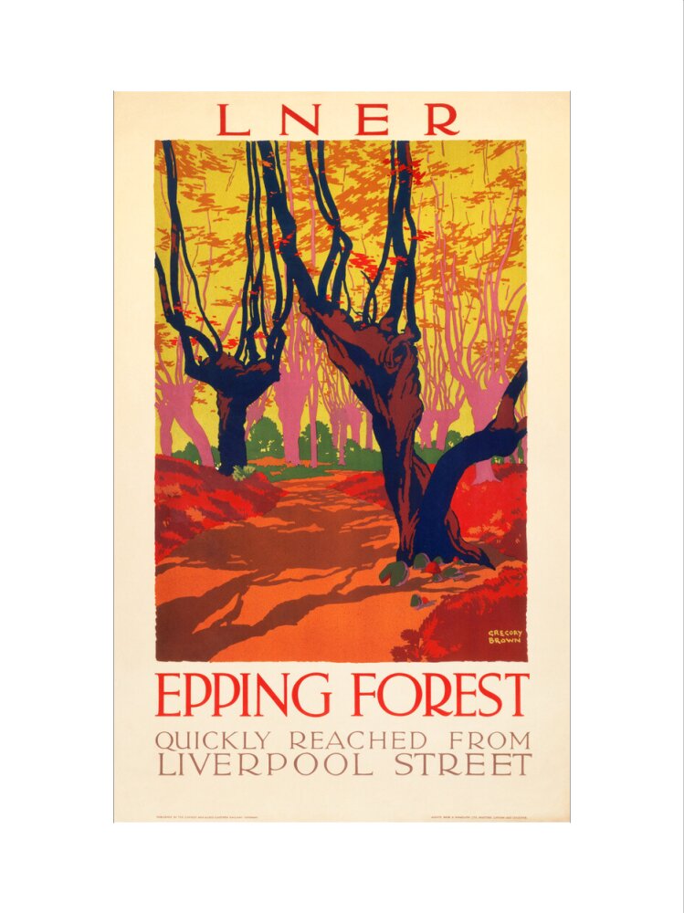 'Epping Forest', LNER poster, 1923-1947. art print small none Art Print - Science Museum Shop