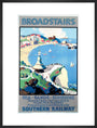'Broadstairs; Sea, Sands, Sunshine', SR poster, 1929. art print large black Art Print - Science Museum Shop