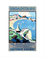 'Broadstairs; Sea, Sands, Sunshine', SR poster, 1929. art print extra small none Art Print - Science Museum Shop