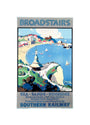 'Broadstairs; Sea, Sands, Sunshine', SR poster, 1929. unstretched canvas small none Art Print - Science Museum Shop