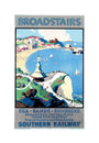 'Broadstairs; Sea, Sands, Sunshine', SR poster, 1929. unstretched canvas medium none Art Print - Science Museum Shop