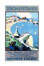 'Broadstairs; Sea, Sands, Sunshine', SR poster, 1929. unstretched canvas large none Art Print - Science Museum Shop
