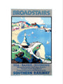 'Broadstairs; Sea, Sands, Sunshine', SR poster, 1929. art print extra large none Art Print - Science Museum Shop