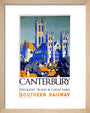'Canterbury', SR poster, 1923-1947. art print extra small natural Art Print - Science Museum Shop