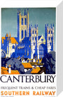 'Canterbury', SR poster, 1923-1947. stretched canvas small none Art Print - Science Museum Shop