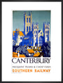 'Canterbury', SR poster, 1923-1947. art print large black Art Print - Science Museum Shop