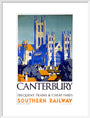 'Canterbury', SR poster, 1923-1947. art print large white Art Print - Science Museum Shop