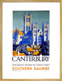 'Canterbury', SR poster, 1923-1947. art print large gold Art Print - Science Museum Shop