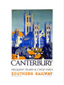 'Canterbury', SR poster, 1923-1947. art print medium none Art Print - Science Museum Shop