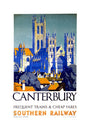 'Canterbury', SR poster, 1923-1947. unstretched canvas medium none Art Print - Science Museum Shop