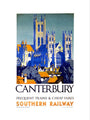 'Canterbury', SR poster, 1923-1947. art print large none Art Print - Science Museum Shop