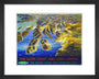 'The Clyde Coast and Loch Lomond', BR poster, 1955. art print extra small black Art Print - Science Museum Shop