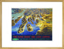 'The Clyde Coast and Loch Lomond', BR poster, 1955. art print large gold Art Print - Science Museum Shop