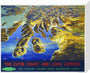 'The Clyde Coast and Loch Lomond', BR poster, 1955. stretched canvas medium none Art Print - Science Museum Shop