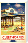 View of Cleethorpes Pier, including beach stretched canvas medium none Art Print - Science Museum Shop