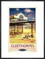 View of Cleethorpes Pier, including beach art print large black Art Print - Science Museum Shop