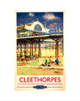 View of Cleethorpes Pier, including beach art print extra small none Art Print - Science Museum Shop