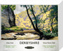 'Derbyshire - Chee Dale and Great Rocks Dale' BR (LMR) poster, c 1950s. stretched canvas small none Art Print - Science Museum Shop