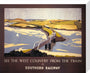 'See the West Country from the Train', SR poster, 1947. stretched canvas medium none Art Print - Science Museum Shop