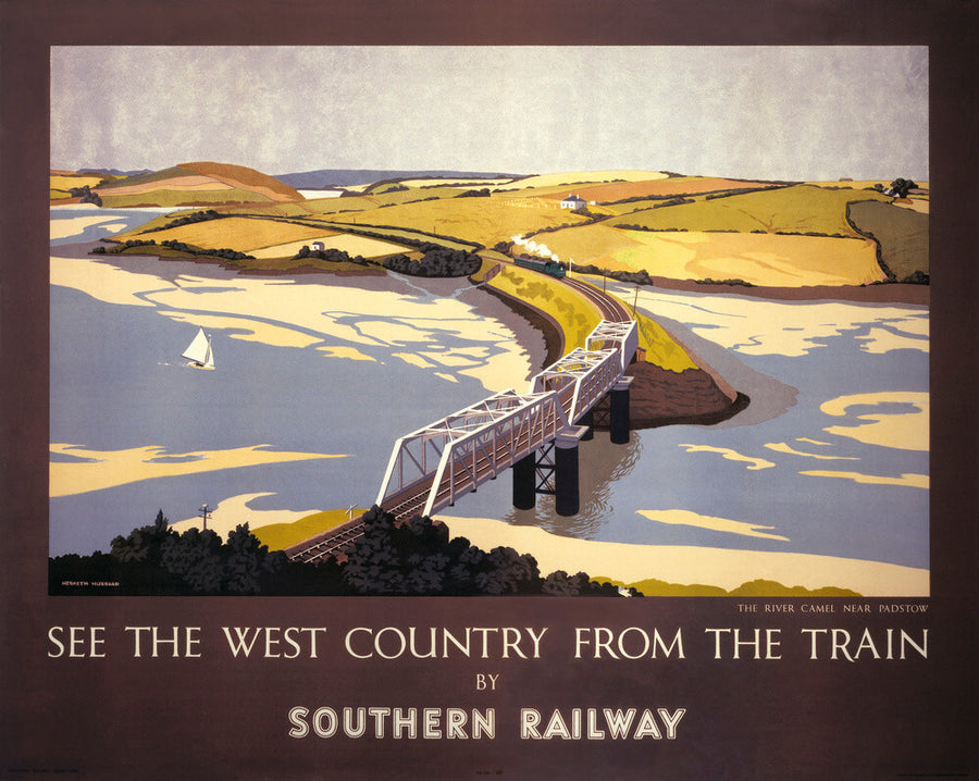 'See the West Country from the Train', SR poster, 1947. Art Print - Science Museum Shop