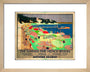 'The French Riviera', SR poster, 1928. art print extra small natural Art Print - Science Museum Shop