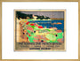 'The French Riviera', SR poster, 1928. art print extra large gold Art Print - Science Museum Shop