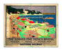 'The French Riviera', SR poster, 1928. unstretched canvas extra large none Art Print - Science Museum Shop