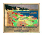 'The French Riviera', SR poster, 1928. unstretched canvas large none Art Print - Science Museum Shop