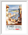 'St Ives', BR poster, c 1955. art print extra small white Art Print - Science Museum Shop