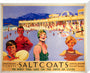'Saltcoats', LMS poster, 1935. stretched canvas large none Art Print - Science Museum Shop
