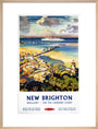 'New Brighton', BR (LMR) poster, c 1950s. art print large natural Art Print - Science Museum Shop
