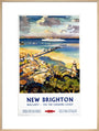 'New Brighton', BR (LMR) poster, c 1950s. art print extra large natural Art Print - Science Museum Shop