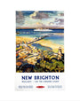 'New Brighton', BR (LMR) poster, c 1950s. art print extra small none Art Print - Science Museum Shop