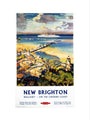 'New Brighton', BR (LMR) poster, c 1950s. art print medium none Art Print - Science Museum Shop