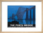 'The Forth Bridge', LNER poster, 1928. art print small natural Art Print - Science Museum Shop