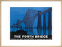 'The Forth Bridge', LNER poster, 1928. art print large natural Art Print - Science Museum Shop