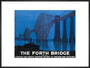 'The Forth Bridge', LNER poster, 1928. art print extra large black Art Print - Science Museum Shop