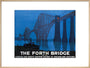 'The Forth Bridge', LNER poster, 1928. art print extra large natural Art Print - Science Museum Shop