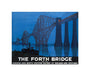 'The Forth Bridge', LNER poster, 1928. unstretched canvas small none Art Print - Science Museum Shop