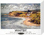'Whitby', BR poster, 1948-1965. stretched canvas small none Art Print - Science Museum Shop