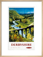 'Derbyshire', BR (LMR) poster, 1948-1965. art print medium natural Art Print - Science Museum Shop