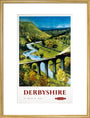 'Derbyshire', BR (LMR) poster, 1948-1965. art print large gold Art Print - Science Museum Shop