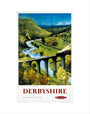 'Derbyshire', BR (LMR) poster, 1948-1965. art print extra small none Art Print - Science Museum Shop