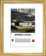 'Sedburgh School, Yorkshire', LMS poster, 1923-1947. art print extra small gold Art Print - Science Museum Shop