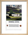 'Sedburgh School, Yorkshire', LMS poster, 1923-1947. art print extra small natural Art Print - Science Museum Shop