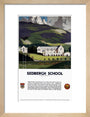 'Sedburgh School, Yorkshire', LMS poster, 1923-1947. art print small natural Art Print - Science Museum Shop