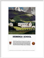 'Sedburgh School, Yorkshire', LMS poster, 1923-1947. art print extra large white Art Print - Science Museum Shop